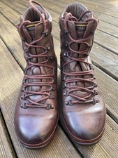 British Army Leather Altberg Combat Boots Size 8 L Military Cadet Mod Surplus