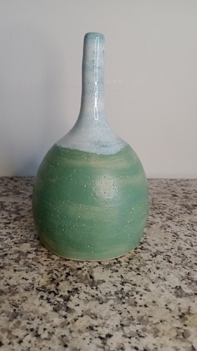 Vintage studio pottery vase - vintage,
