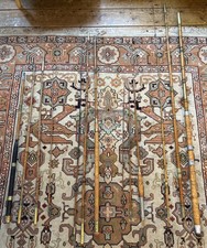 Joblot 4 X Vintage Split Cane Fishing Rods 3 Piece 4 Piece