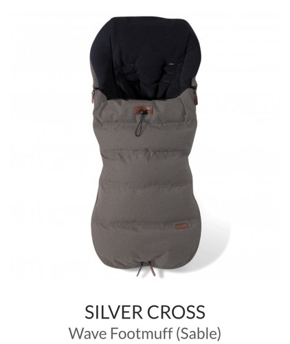 Brand new silver cross - new, wave