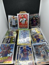 Messi 11x Football Card Bundle Argentina Barcelona PSG MINT see Description