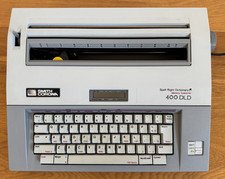 SMITH CORONA 400 DLD ELECTRIC TYPEWRITER & COVER SPELL RIGHT DICTIONARY WORKING