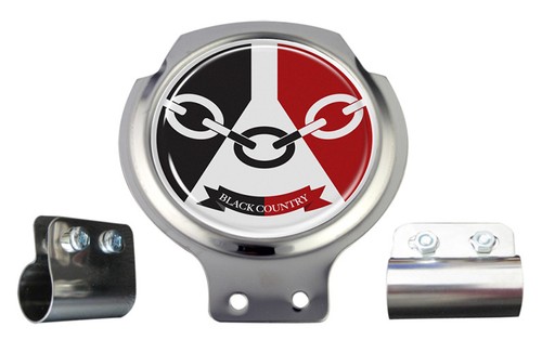 Scooter bar badge black - badge,