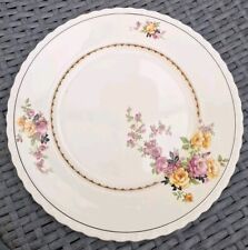 Vintage Myott Staffordshire England 10in Plate - Rosita Pattern