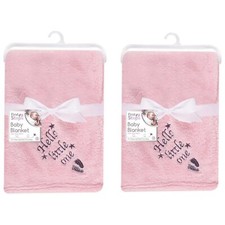 2 x Baby New born Soft Fleece