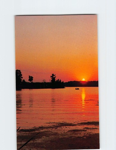 Postcard evening sunset - postcard,