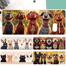 Large Keyboard Leather Gaming Mouse Mat Pad Office Computer Desk Laptop Mat UK