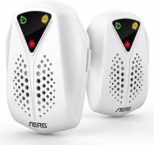 2 Pcs Ultrasonic Pest Control Repeller UK Plug-in Reject Rat Mouse Mice Spider