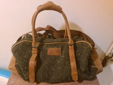 Ted Baker London Wool weekend Bag  Leather Handles