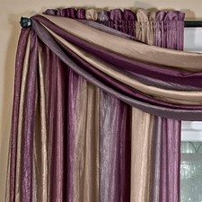 Sheer Window Scarf Valance -