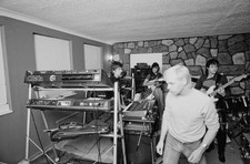 Gary Numan rehearses with