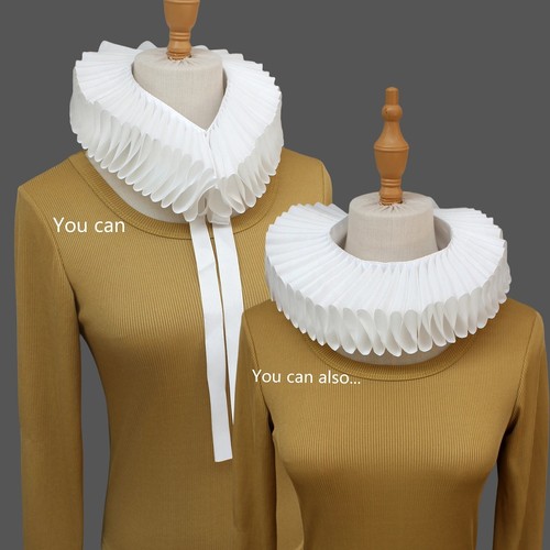 Renaissance ruffle collar - renaissance,