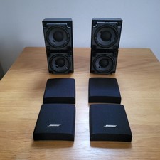 Bose Double Cube Satellite Speakers in Black - Great Bose Sound - Genuine - GWO