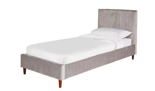 Habitat single velvet - single, bed