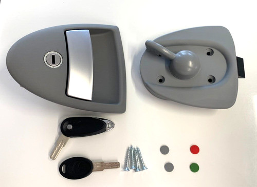 Hartal grey door lock with - grey,