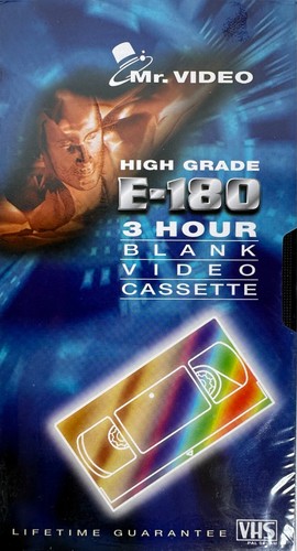 Video vhs 180 - mr,