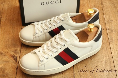 Gucci ace snake leather shoes - ace,