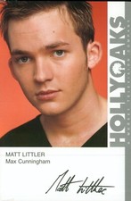 Matt Littler - Max Cunningham - Hollyoaks - Pre-Print Cast Card
