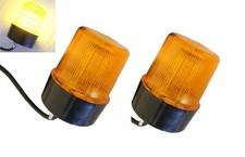 2x LED Orange Lights Signal