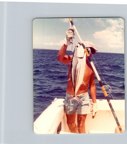 Vtg color snapshot - color, shirtless