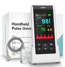 Pulse Oximeter Handheld Portable SpO2 PR Blood Oxygen Finger Heart Rate Monitor