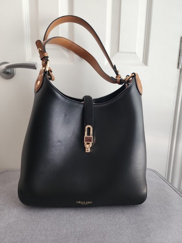 Luella grey black romany hobo - luella,