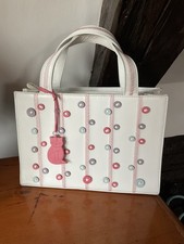 Ciccia Made By Radley White Leather Bag  Beautiful Colours VGC 