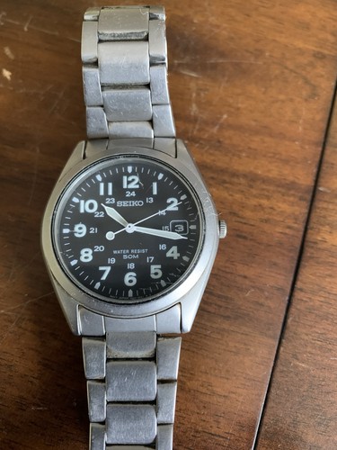 Seiko men military watch - men's,