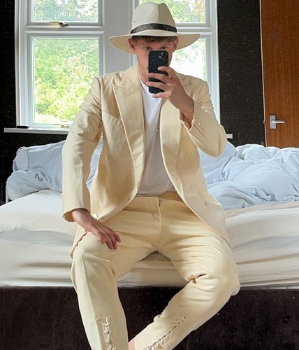 Bespoke double breasted cream - bespoke,