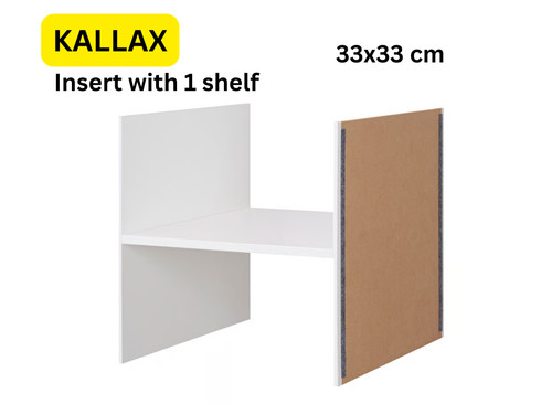 Ikea kallax insert - with, 1