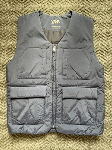 Zara blue body warmer gilet - body, /