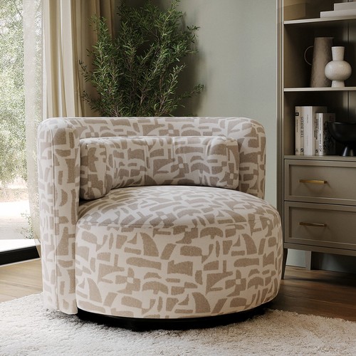 Beige jacquard patterned - beige,