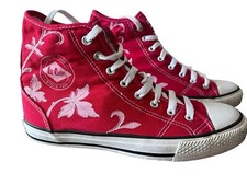 Lee Cooper Red High Top Trainers / Sneakers W Size 7 (EU 41) Hi Top 24 / Scarlet