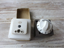 Vintage Bakelite Simmerstat Sunvic 2500 W MK Wall Cable Cover Any Project Lot E