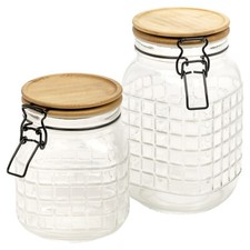 1.1L/1.6L Glass Food Storage