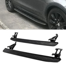 SIDE STEPS RUNNING BOARDS FOR LAND ROVER DISCOVERY 5 L462 2016+ Black + Silver
