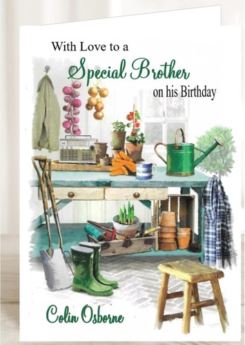 Personalised birthday card - personalised,