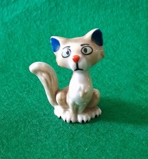 Vintage Porcelain Wade Disney Cat Figurine, Sargeant Tibbs, 101 Dalmations