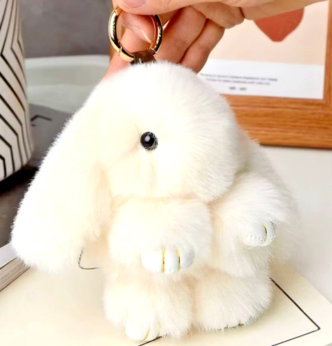 Fluffy rabbit fur bunny - fluffy,