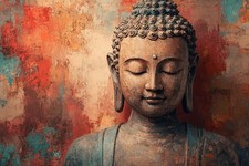 Buddha Canvas Picture Print