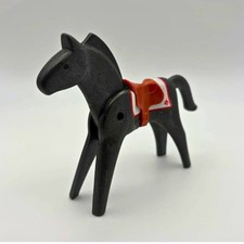 Vintage Playmobil Black Horse