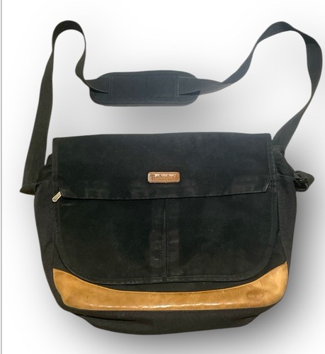 Timberland black messenger - black,