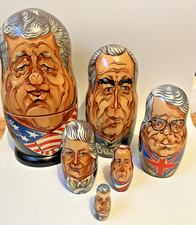 RUSSIAN DOLL SET - 5 AMERICAN
