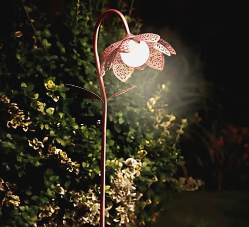 Solar flower stake - flower, led
