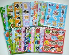 Kids Sticker Sheets Scrapbook Stickers Party Bag Fillers 20 Various Designs 1-50