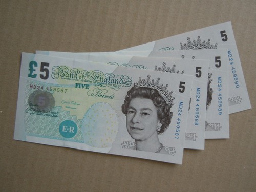 Five pounds consecutive - five,