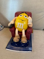 Vintage M&M's Chocolate Dispenser Figure Doll Plush Sofa