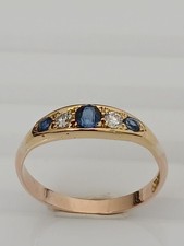 Antique 18ct Gold Sapphire &
