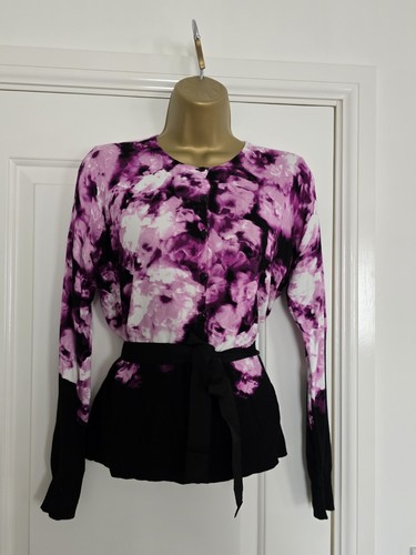 Kaliko purple black white - &,