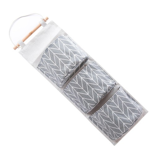 Pockets cotton linen wall - 3,